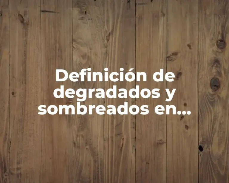 Definición de degradados y sombreados en Autocad