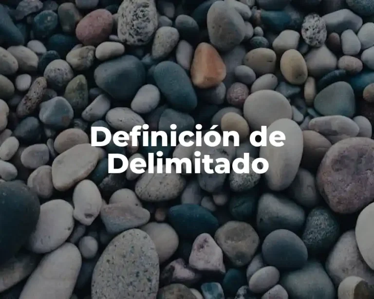 Definición de Delimitado