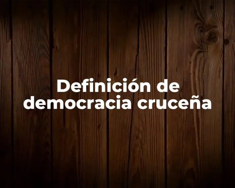 Definición de democracia cruceña