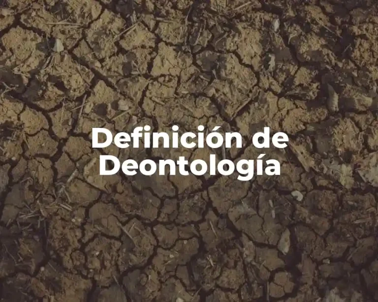 Definición de Deontología