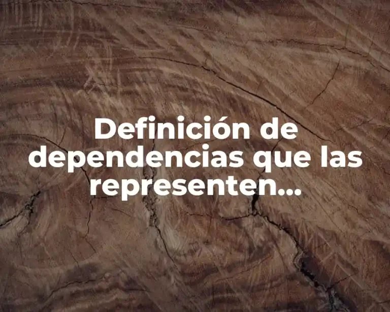 Definición de dependencias que las representen centralización administrativa