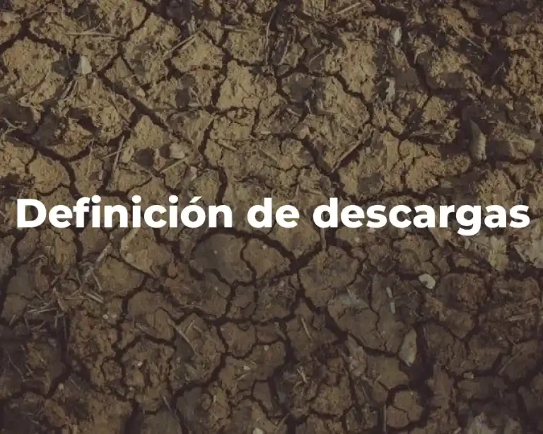 Definición de descargas