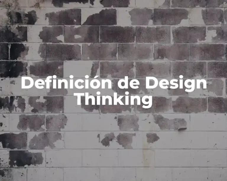 Definición de Design Thinking