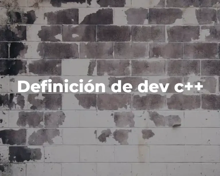 Definición de dev c++