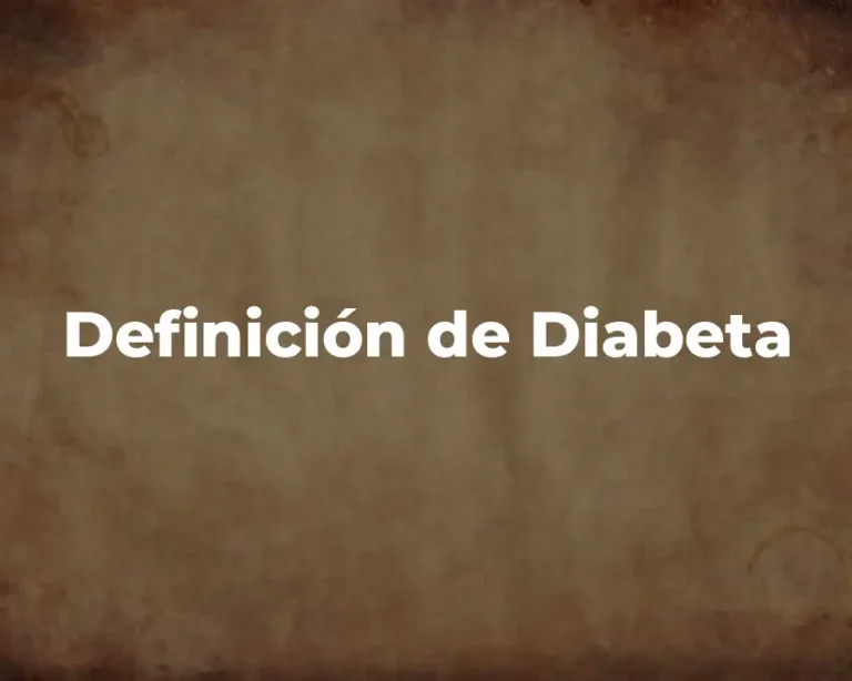 Definición de Diabeta