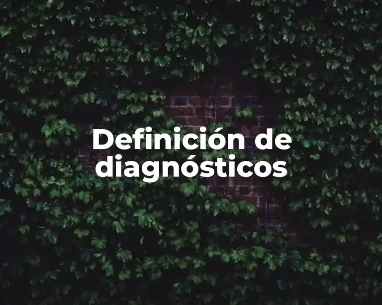 Definición de diagnósticos