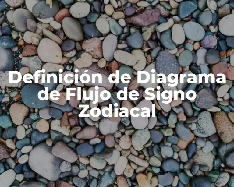 Definición de Diagrama de Flujo de Signo Zodiacal