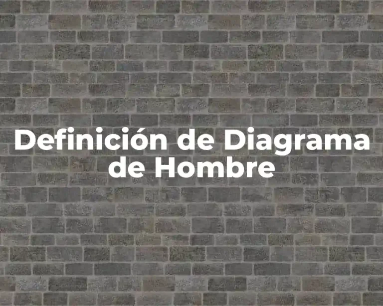Definición de Diagrama de Hombre