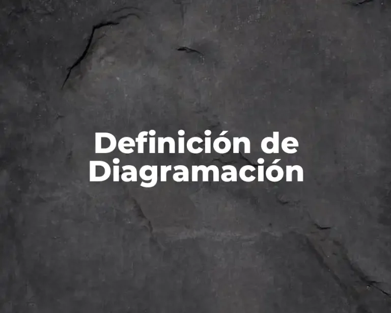 Definición de Diagramación