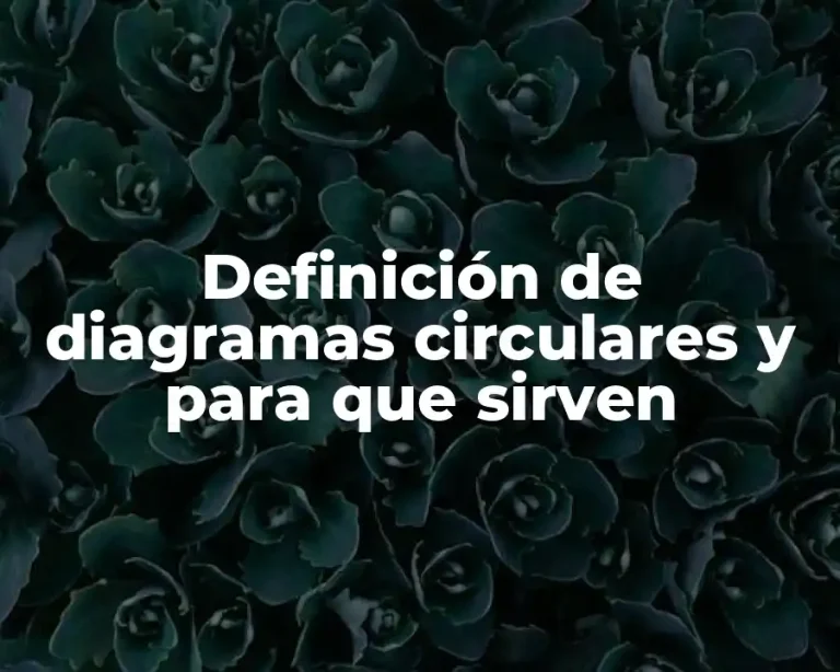 Definición de diagramas circulares y para que sirven