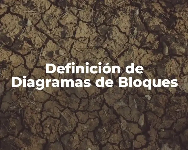 Definición de Diagramas de Bloques