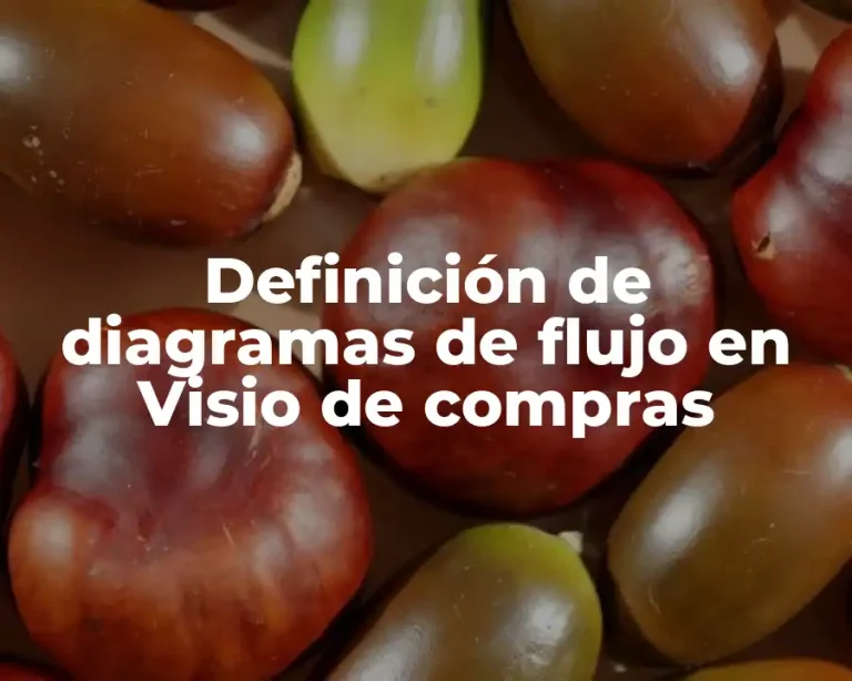 Definición de diagramas de flujo en Visio de compras