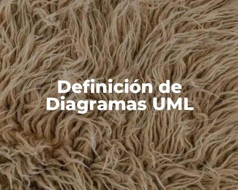 Definición de Diagramas UML