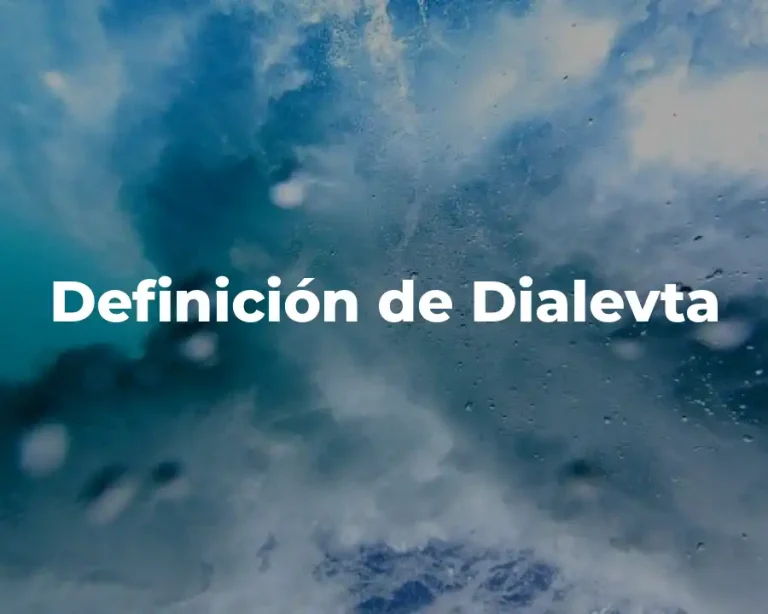 Definición de Dialevta