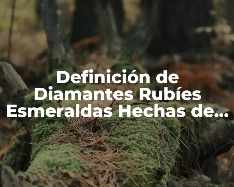 Definición de Diamantes Rubíes Esmeraldas Hechas de Foami