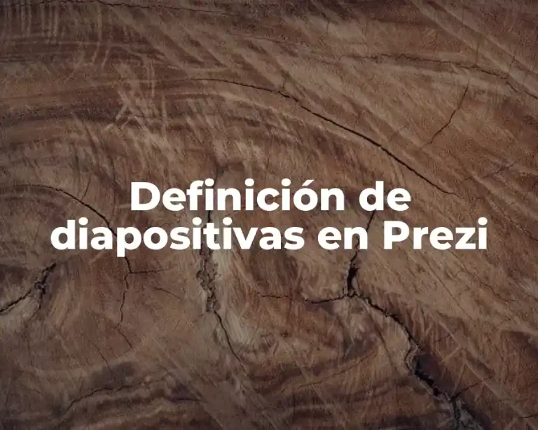 Definición de diapositivas en Prezi