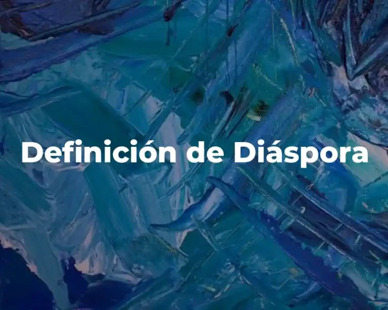 Definición de Diáspora