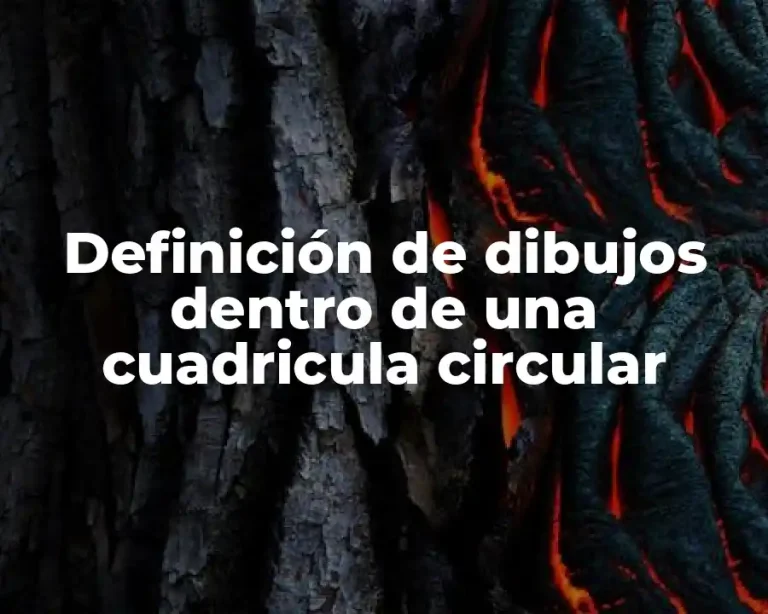 Definición de dibujos dentro de una cuadricula circular