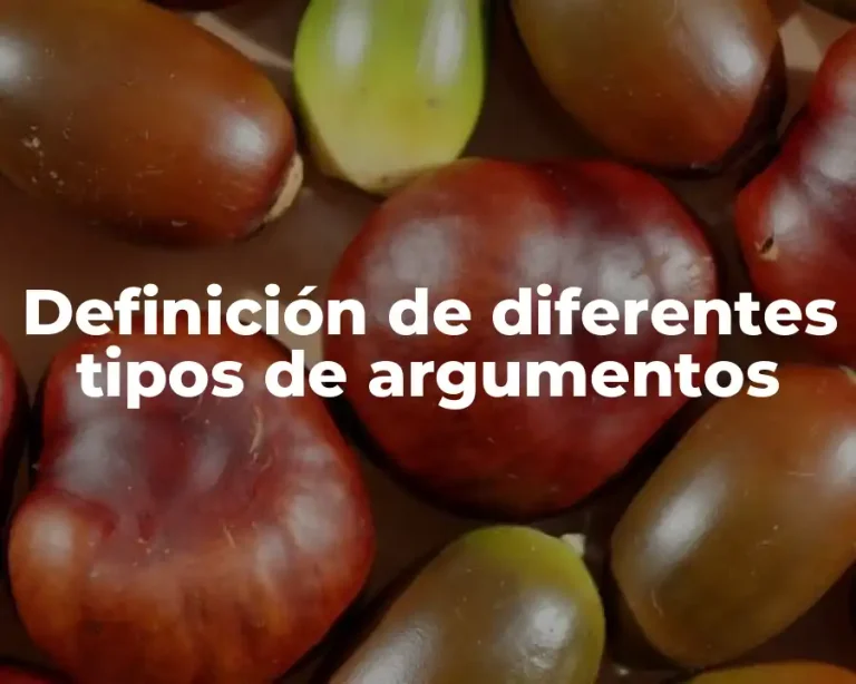 Definición de diferentes tipos de argumentos