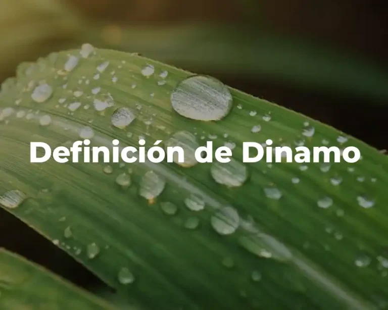 Definición de Dinamo