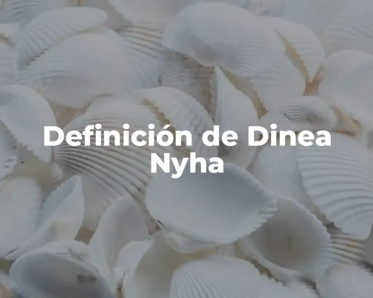 Definición de Dinea Nyha