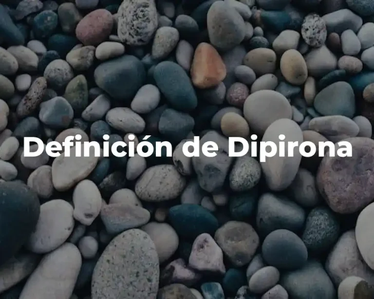 Definición de Dipirona