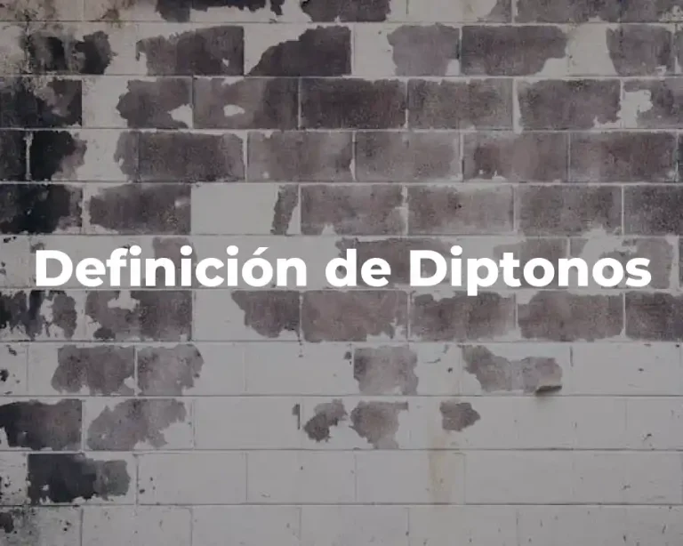 Definición de Diptonos