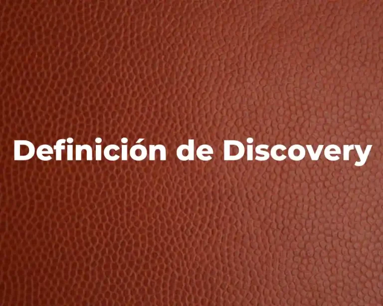 Definición de Discovery