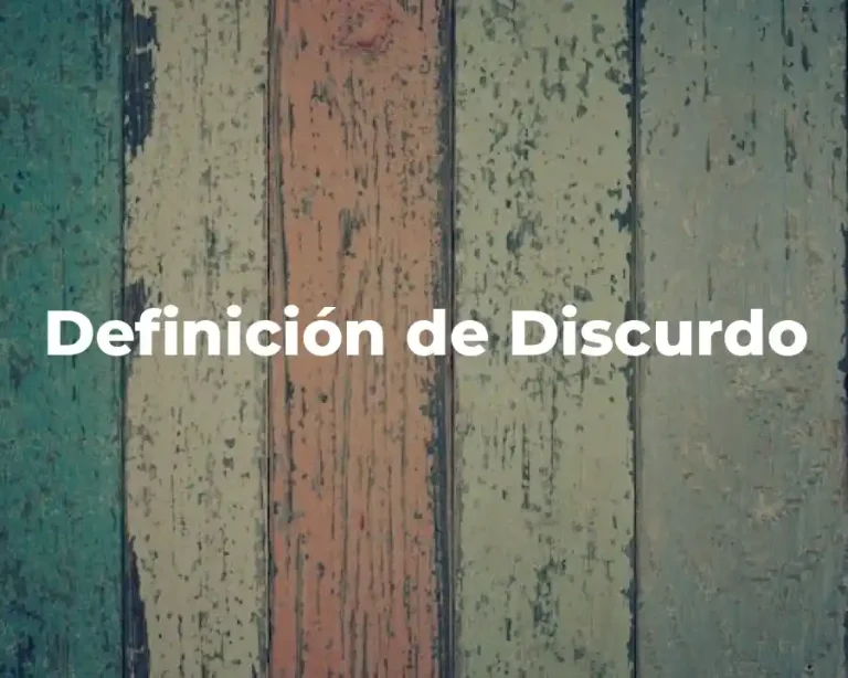 Definición de Discurdo
