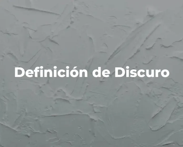 Definición de Discuro