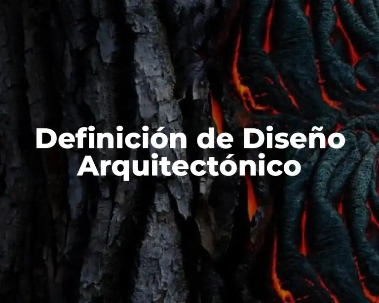 Definición de Diseño Arquitectónico
