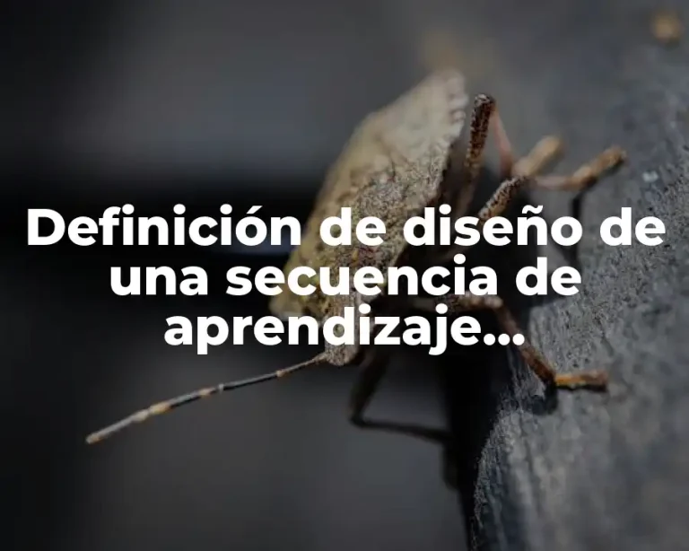 Definición de diseño de una secuencia de aprendizaje colaborativo