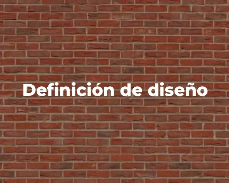 Definición de diseño
