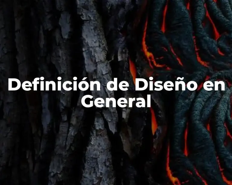Definición de Diseño en General