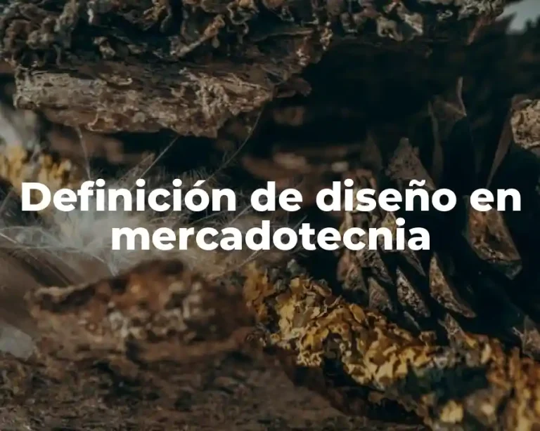 Definición de diseño en mercadotecnia