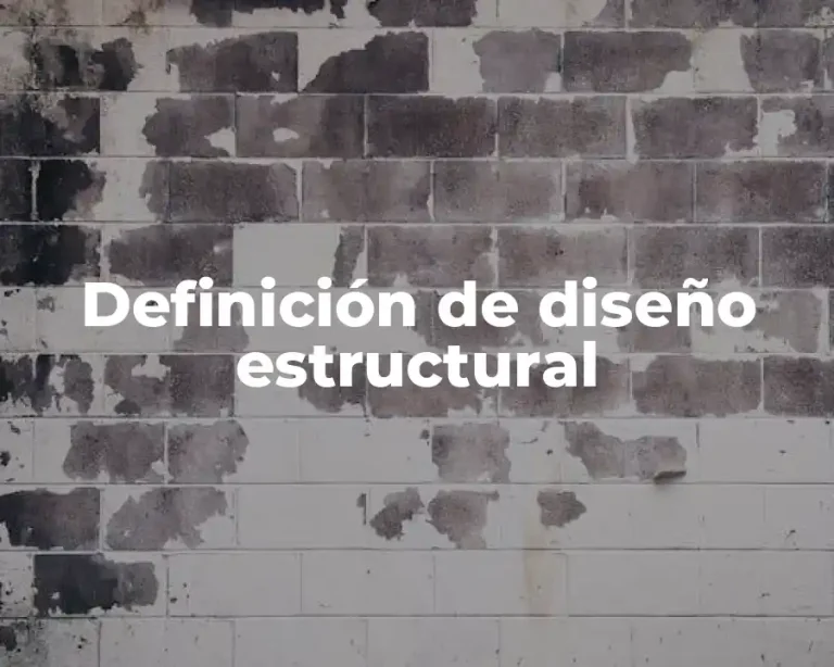 Definición de diseño estructural