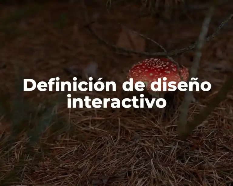 Definición de diseño interactivo