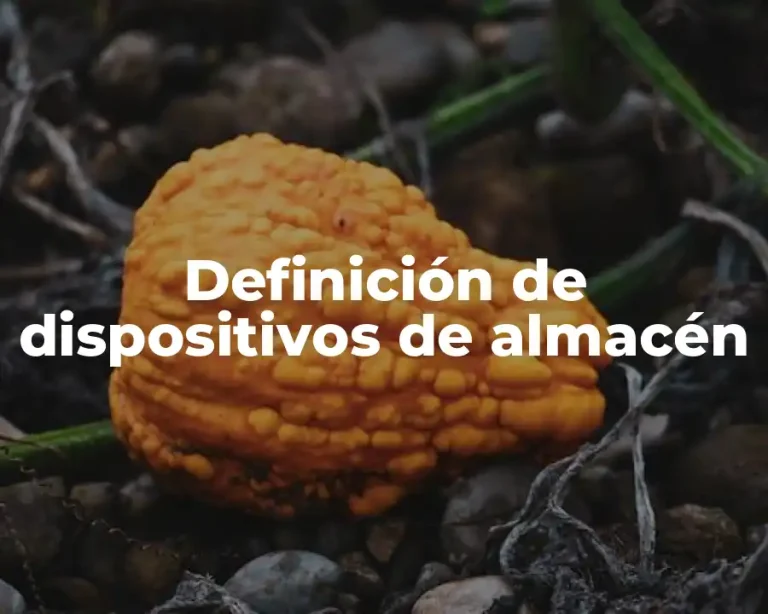 Definición de dispositivos de almacén