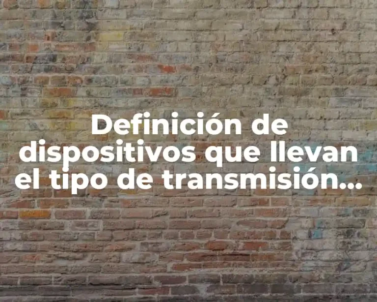Definición de dispositivos que llevan el tipo de transmisión simplex
