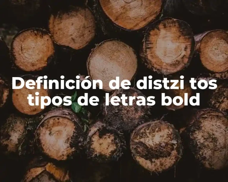 Definición de distzi tos tipos de letras bold