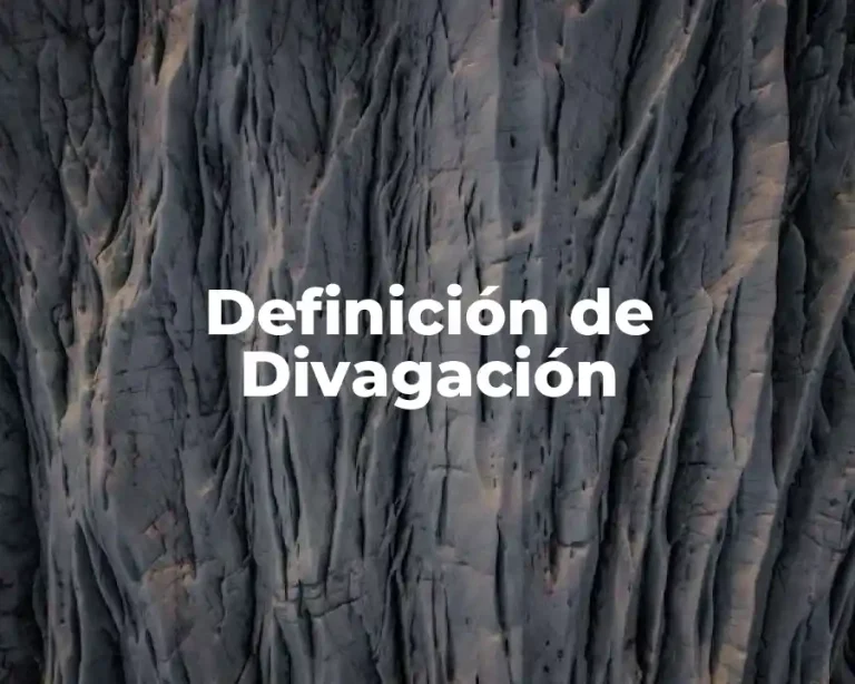Definición de Divagación