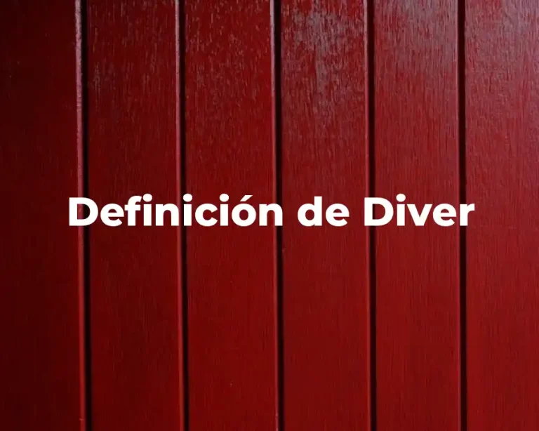 Definición de Diver