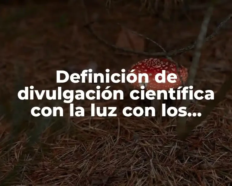 Definición de divulgación científica con la luz con los dinosaurios