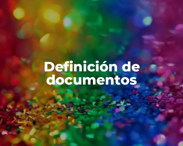 Definición de documentos