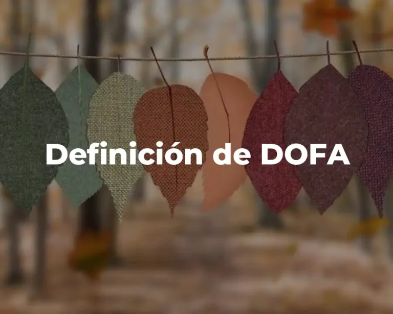 Definición de DOFA