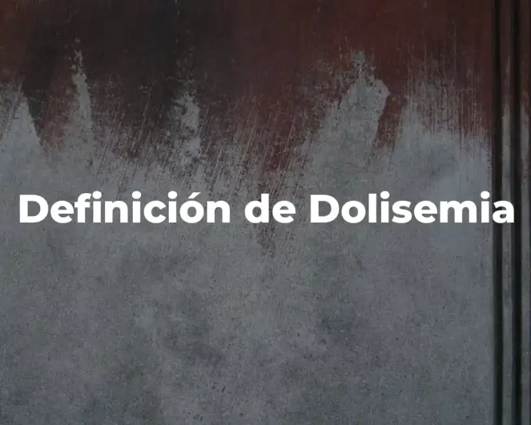 Definición de Dolisemia