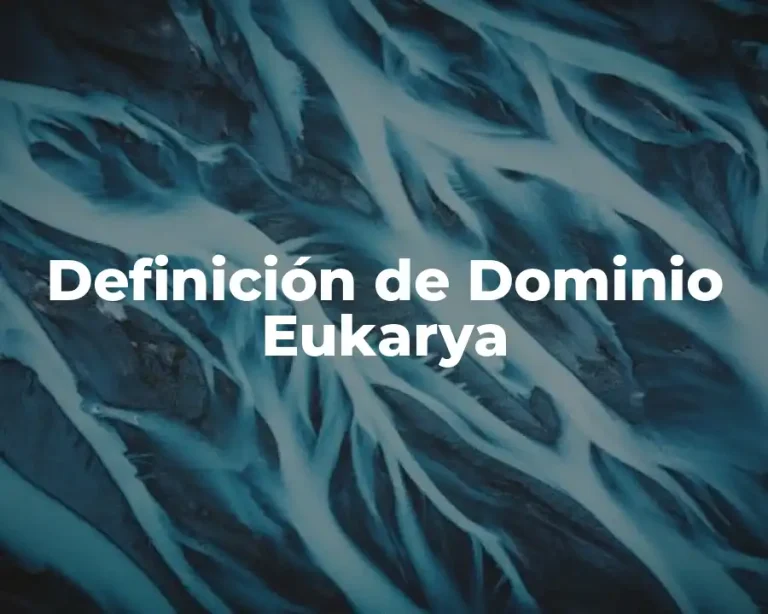 Definición de Dominio Eukarya