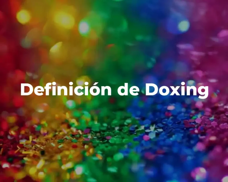 Definición de Doxing
