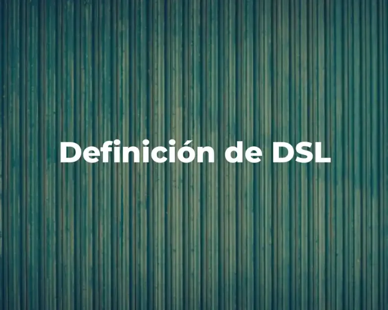 Definición de DSL
