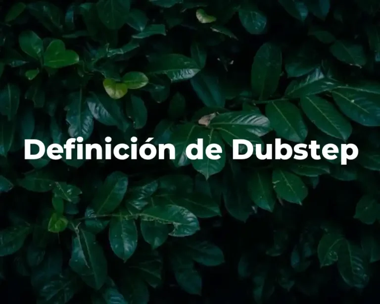 Definición de Dubstep